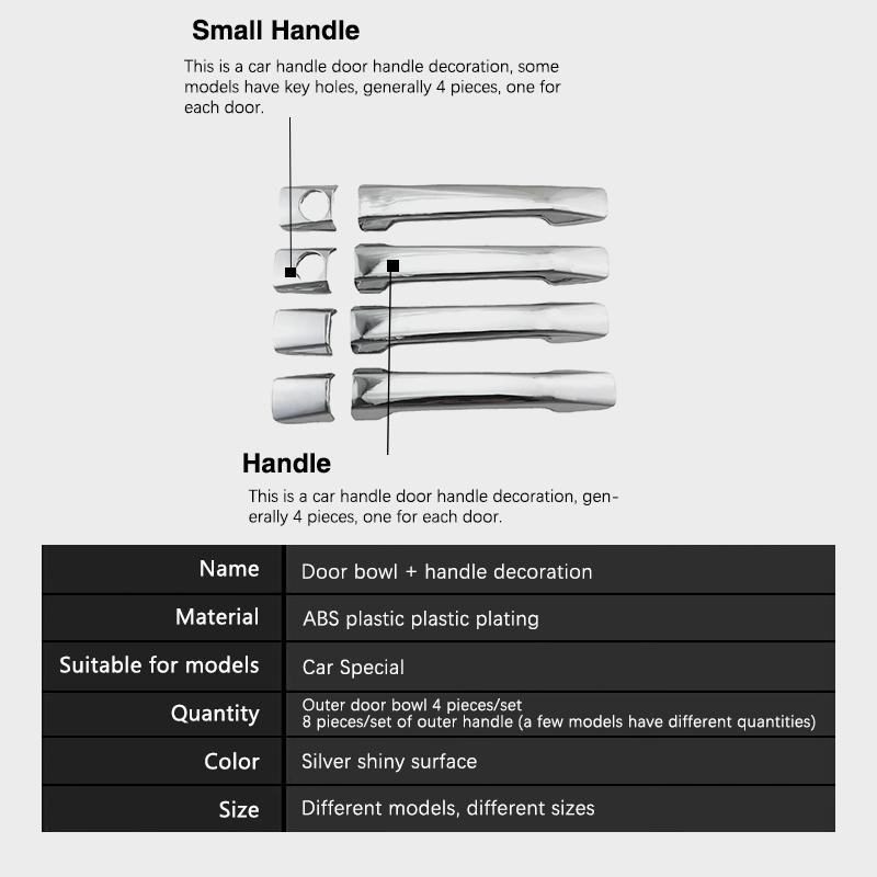 Роскошный хромированный чехол для дверной ручки для Mercedes-Benz W124 1984 ~ 1996 годов, внешняя защитная пленка автомобиля, аксессуар, наклейка для укладки