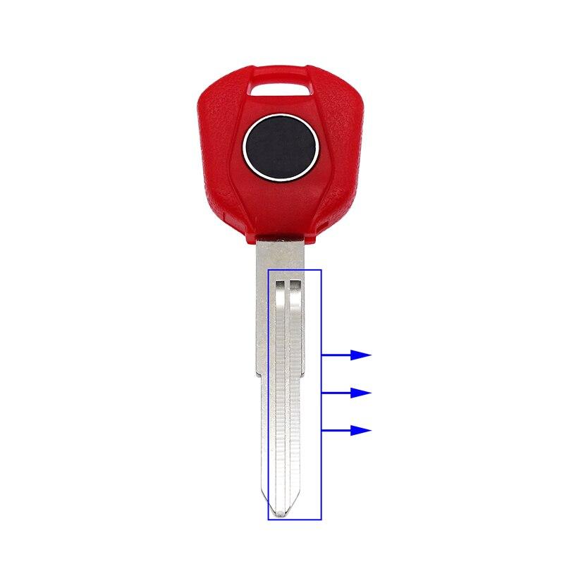 1 шт. новый сменный чехол для ключей транспондера, заготовки для ключей мотоцикла, пригодные для мотоцикла Honda, универсальный ключ-эмбрион, новое обновление