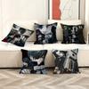 Black Butler Cushion Cover Inches Farmhouse Decor Home Throw Pillow Covers For Couch Decorations