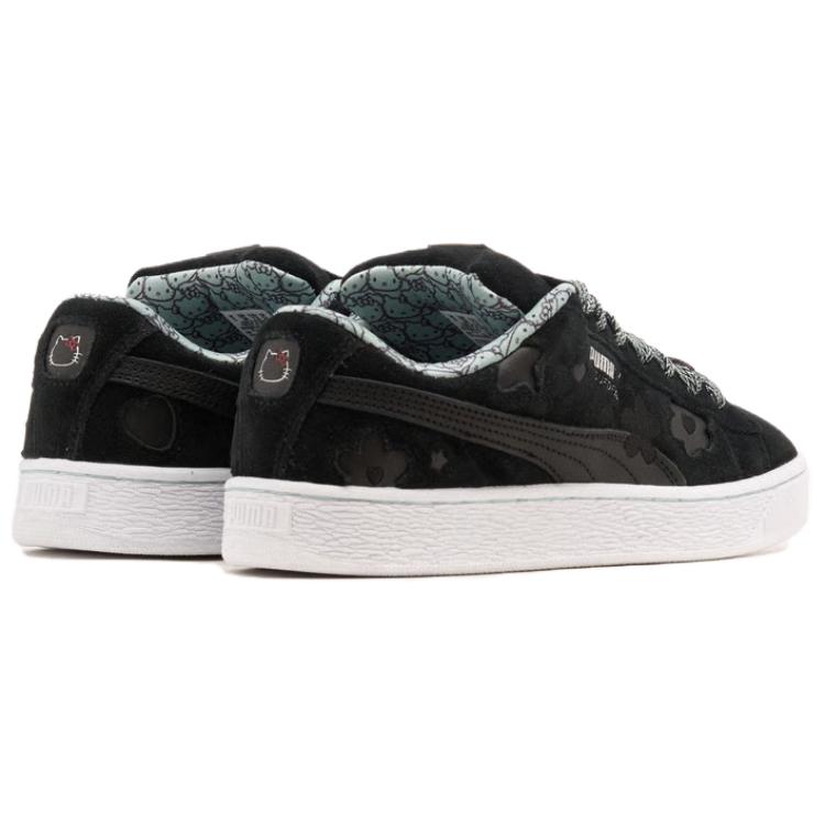 Hello Kitty x Puma Suede XL Черные женские кроссовки Светлый мох 402381-01