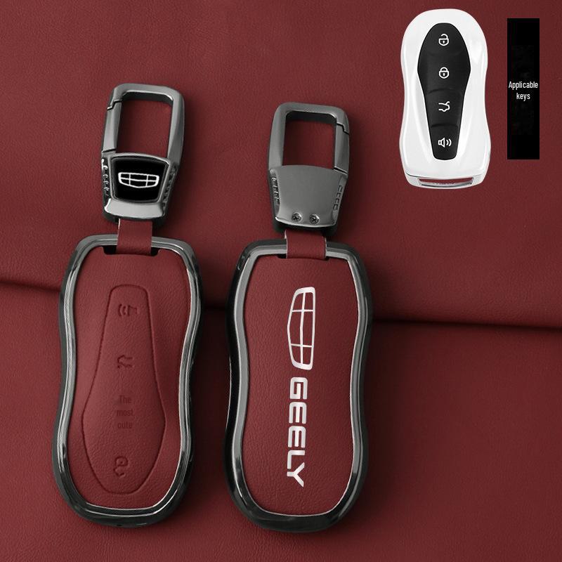 Чехол для автомобильного ключа Geely Emgrand для Xingrui, Boyue, Binrui, Icon, Xingyue L, Binyue, Galaxy L7/L6