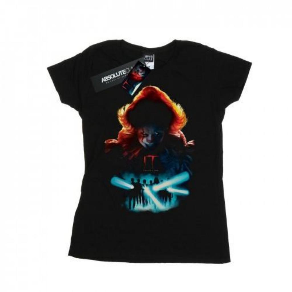 It Chapter 2 Womens_Ladies Poster Flashlights Cotton T-Shirt
