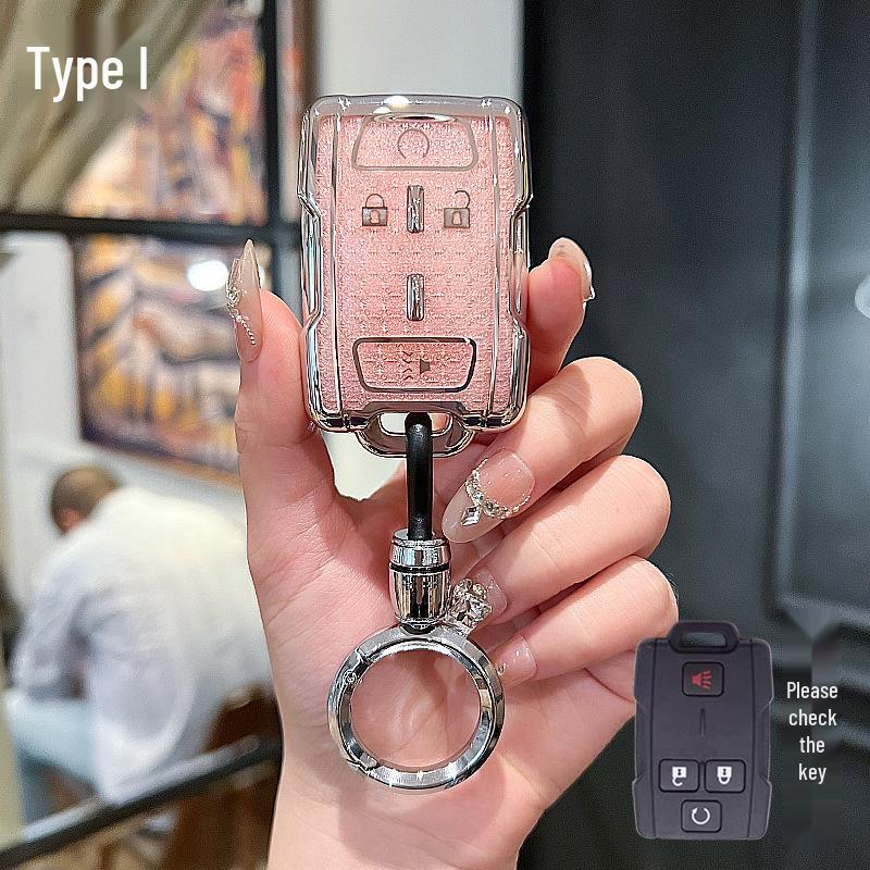 Chevrolet Suburban Saab GMC Imported Car Key Case Cover Keychain Bag