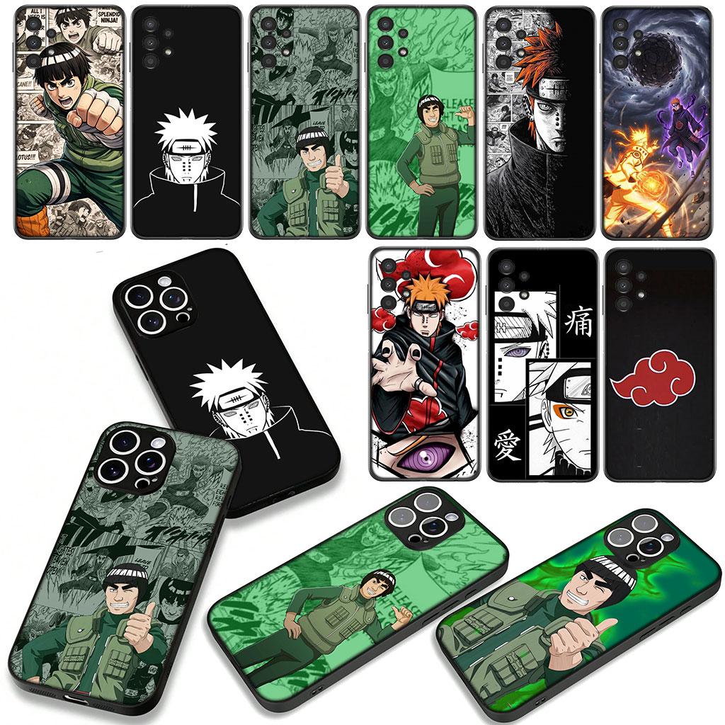 for Samsung Galaxy A25 A37 A57 A12 A14 A41 A50 A51 A70 A71 A72 A21S A04 M15 Note 20 9 8 10 Case Rock Lee Akatsuki Narutos Pain
