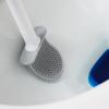 Silicone Toilet Brush with Long Handle Flexible Cleaner MINI Bathroom Brush Quick Drying Holder Bathroom Accessories