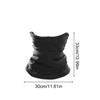 1Pc Neck Scarves Fashion Lining Thickened Face Mask Windproof Keep Warm Warmer Solid Color Polyester