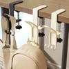 1/2Pcs Adjustable Desk Mount Hooks Backpack Hooks Strong Load-bearing Multipurpose Easy Installation Hanger Hooks