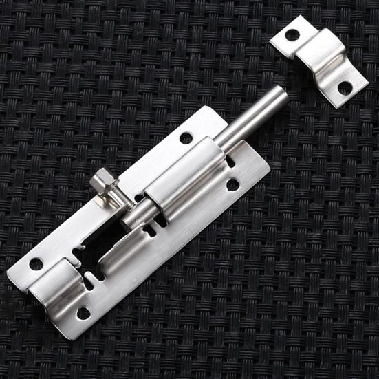 Дверной болт, 2 шт., удобная ручка, простая в установке, квадратный антикоррозийный болт из нержавеющей стали, дверной, оконный болт, замок, товары для дома