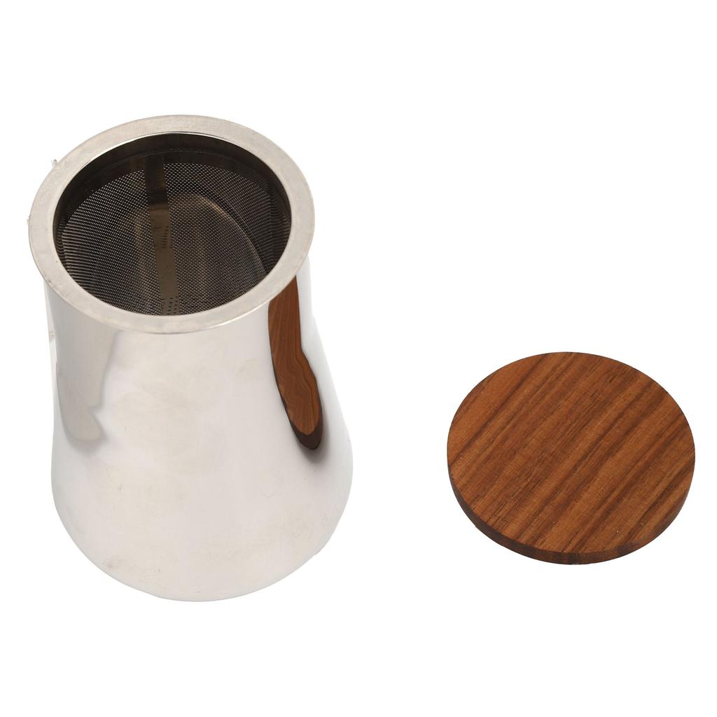 Reusable Coffee Sifter Stainless Steel Coffee Powder Sieve Coffee Sifter Cup Cocoa Flour Filter