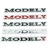 ICTB3 Model Y Logo Sticker for Tesla ModelY Creative Letter Stickers Tail Trunk 3D Zinc Alloy Emblem Badge Styling Car Modification