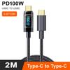 Trending 100W PD 27W USB Type-C Braided Cable Fast Charging Phone Data Cable for Computer Printer Use