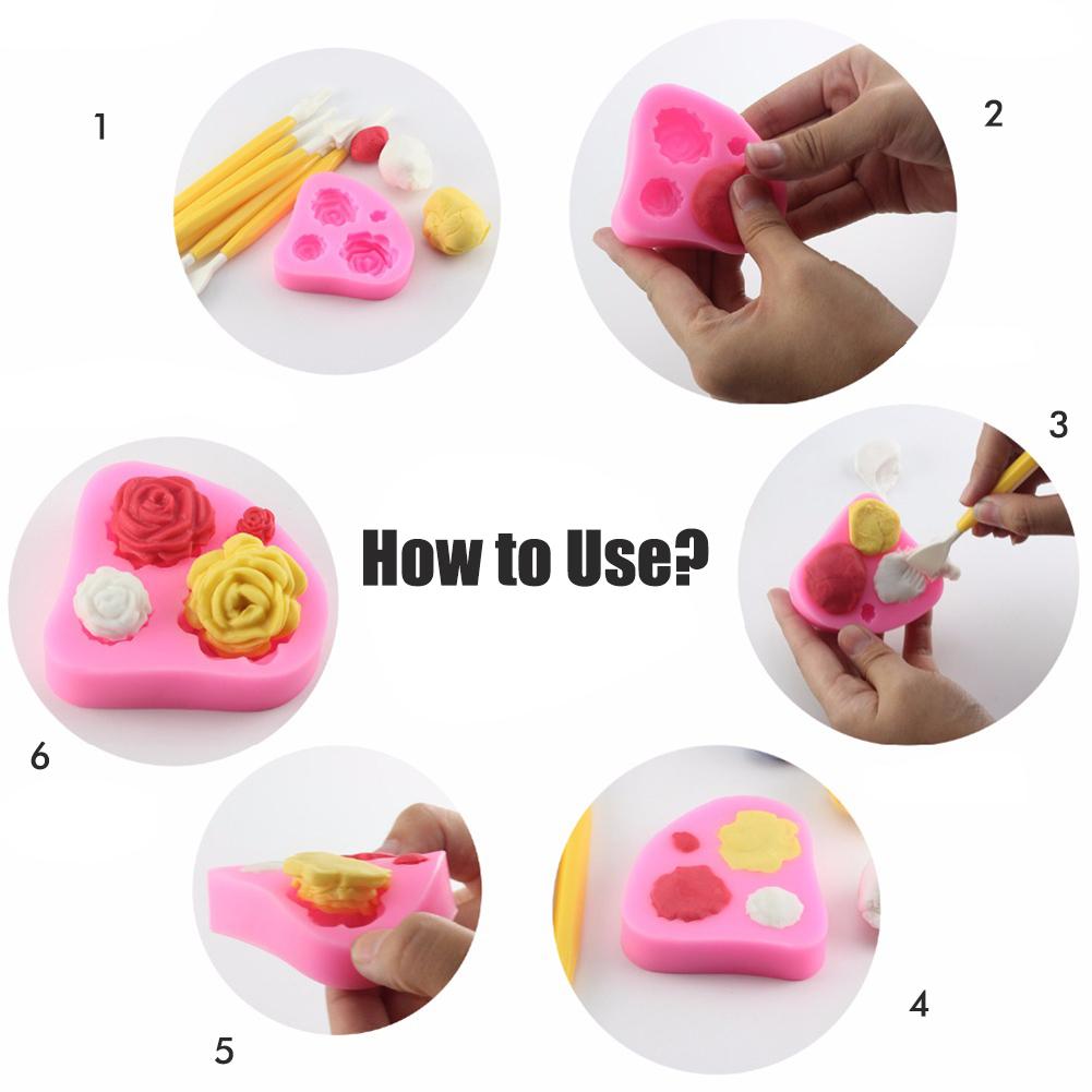 Силиконовая форма 3D Carousel Horse Chocolate Mold Fondant Form с антипригарным покрытием для украшения тортов