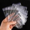 100Pcs PVC Plastic Self Sealing Bag Transparent Jewelry Bag Zip Lock Bags  Necklace Bracelet Ring