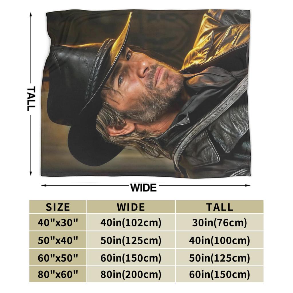 Плед Arthur Morgan Ультрамягкий Плед-покрывало для кровати 50x60 дюймов Различные размеры Пледы и одеяла