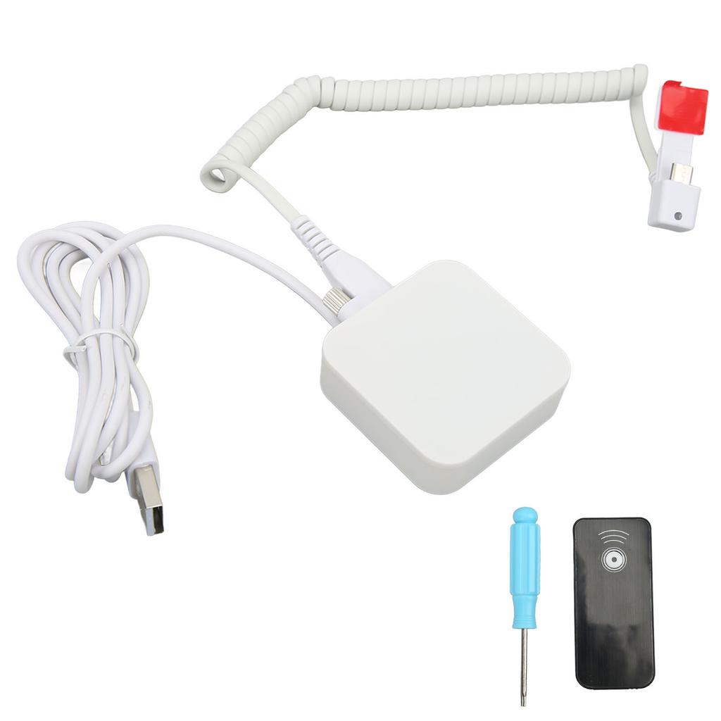 Anti Theft Cell Phone Holder Security Display Stand with Charging Function Burglar Alarm for Camera