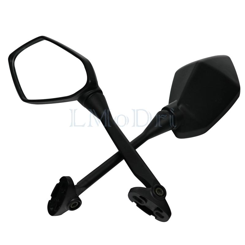 LMoDri Racing Motorcycle Mirrors Sport Bike Scooter Rear View Mirror For Honda CBR F4 HYOSUNG GT Kawasaki Ninja Long Rod