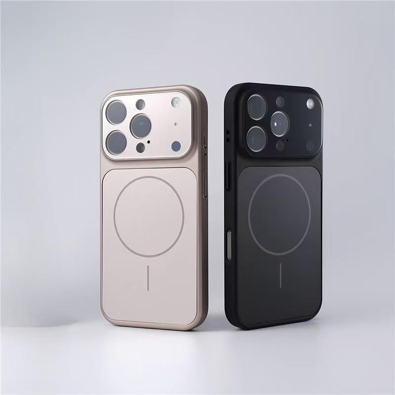 Al AG Матовый нано Чехол для телефона Для Для Iphone 17 Air 16 1 14 13 17 Pro Max Магнитная Беспроводная зарядка Защитный чехол