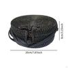 Round Rattan Bag Lightweight Woven Handbag for Women Shoulder Vacation