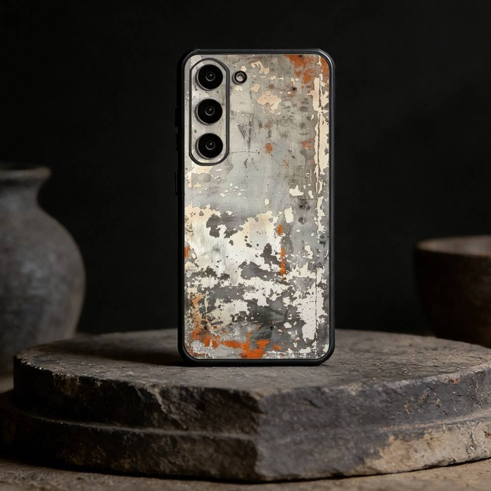 Ретро-индустриальный стиль Ржавые стены Чехол для телефона Для Samsung Galaxy A20,21s,22,31,32,52,53,72,73,80,91 Мягкий черный корпус