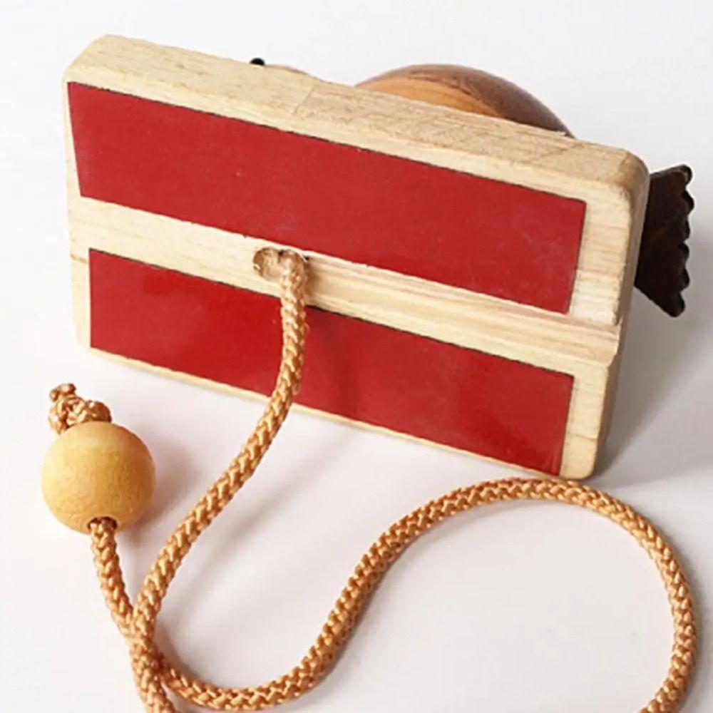 Housewarming Pendant Doorbell Retro Wooden Woodpecker Welcoming Atmosphere Door Knocker Gift