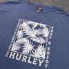 Футболка Hurley Мужская Размер XL Синяя Пляжная Y2K Серф Стиль Графическая Футболка Скейт