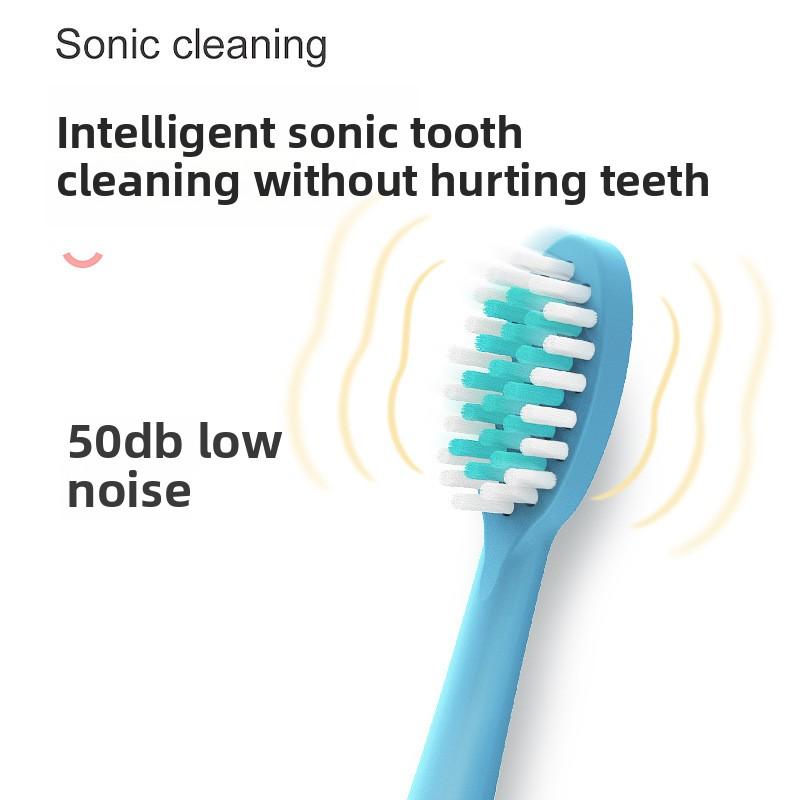 Бытовая звуковая зубная щетка, электрическая мягкая щетина, электрическая зубная щетка, перезаряжаемая детская электрическая зубная щетка