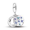 Plata Charms of Ley S925 New Fit Original  Bracelet Necklace Flower Bicycle Silver Pendant Charms Bead Women Fine Jewelry