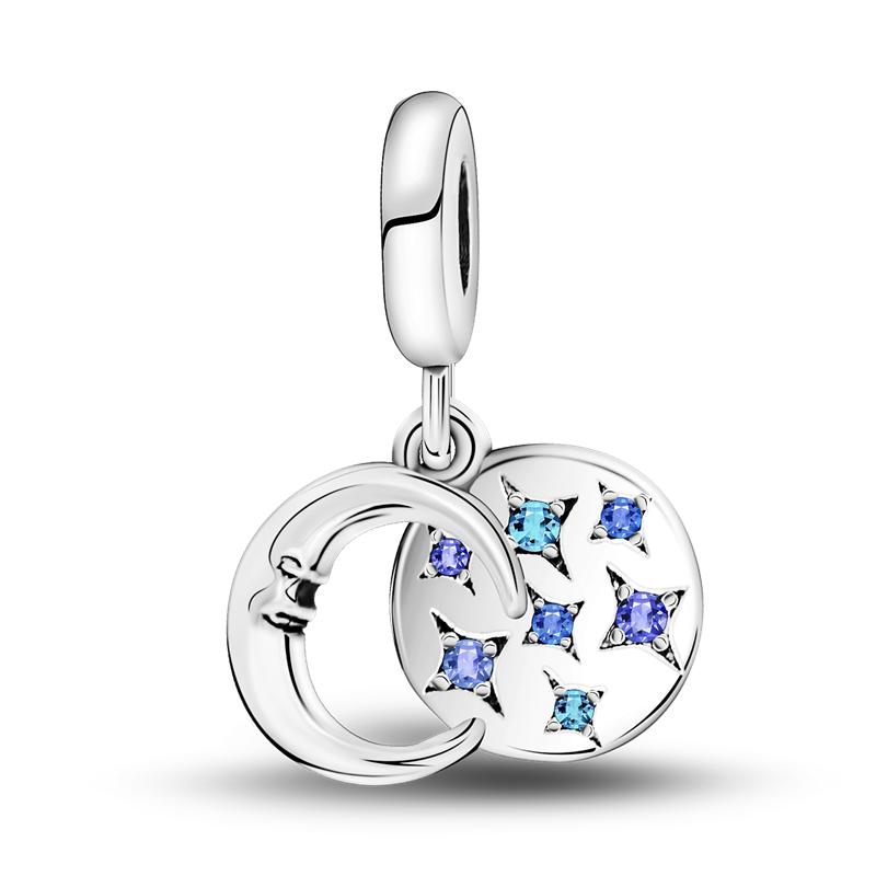 Plata Charms of Ley S925 New Fit Original Bracelet Necklace Flower Bicycle Silver Pendant Charms Bead Women Fine Jewelry