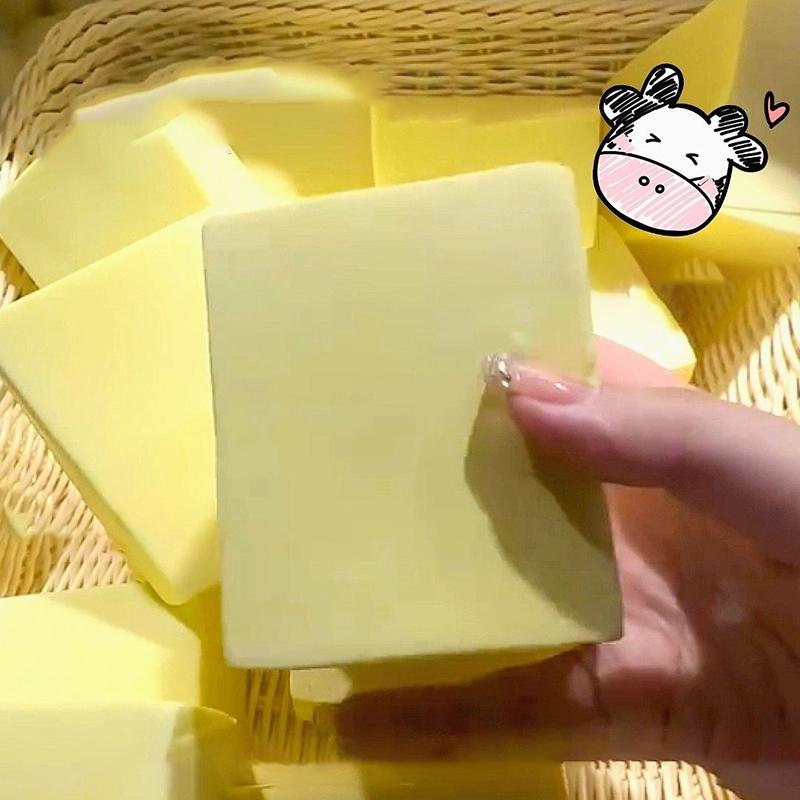 Soft 3D Yellow Dessert Squeeze Party Relaxed Squishies Clear Simulation Toy Gift