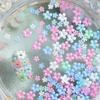 400 шт. Kawaii Macaron Акриловые Цветочные Подвески для Нейл-Арта 3D Цветы Стразы Украшения для ногтей Маникюрные Принадлежности Аксессуары