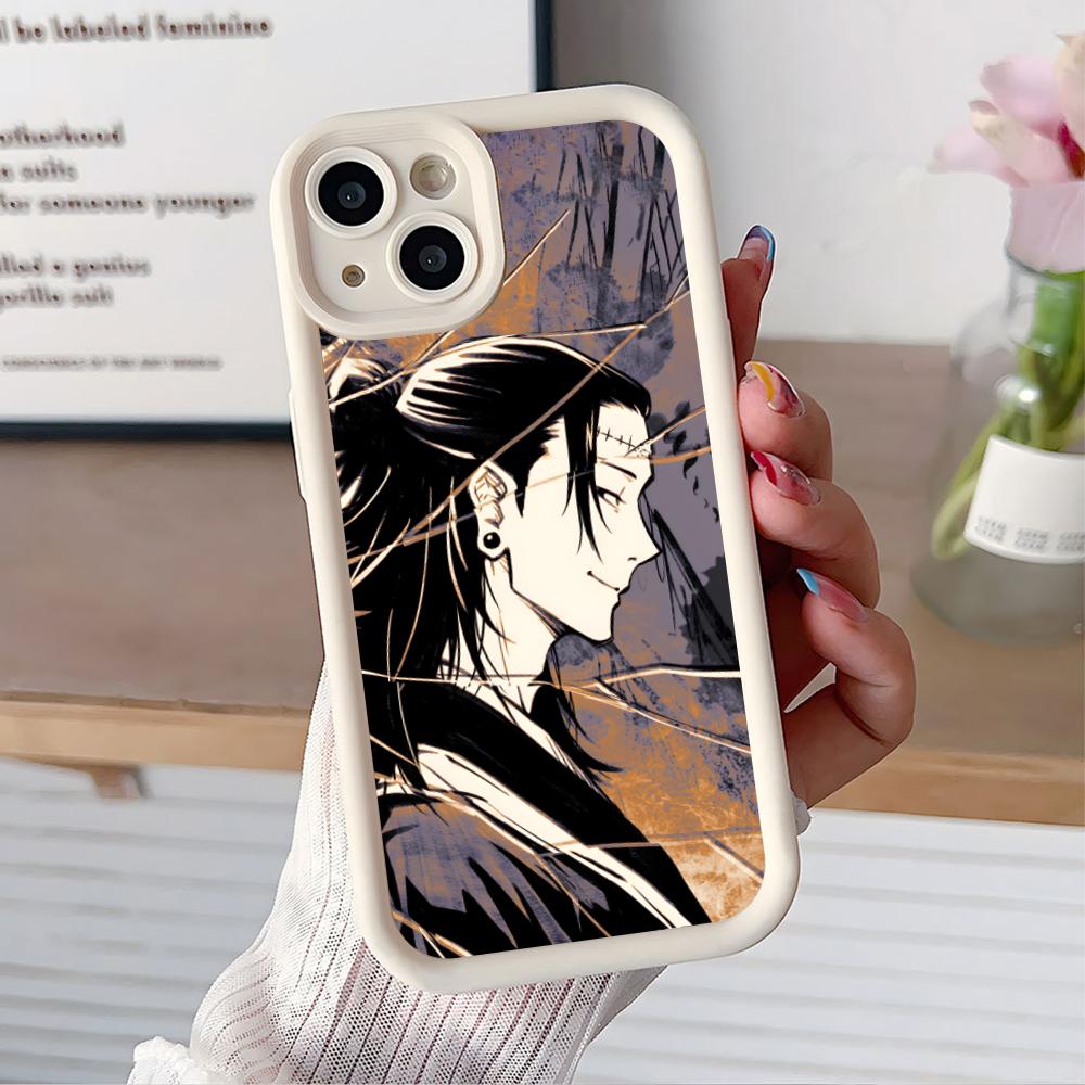 Jujutsu Kaisen Geto Suguru Phone Case for iPhone 17 16 15 14 13 12 11 Air Pro Max Plus Thicken TPU Colorful Cover Cover Pretty