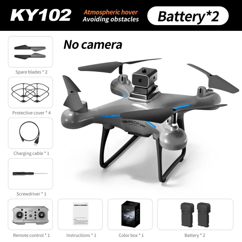 KY102 Комплексный обход препятствий светодиодный оптический поток радиоуправляемый самолет HD аэрофотосъемка четырехосный игрушечный самолет