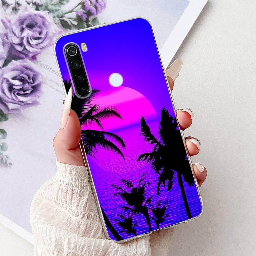 6.3" Silicone Case For Xiaomi Redmi Note 8 Soft TPU Cute Patterned Cover Case For Redmi Note 8  Note8 Protective Shell Bumper