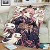 "ONE PIECE" Comfortable Print Blanket Flannel Warm for Home Bedrooms and Sofas