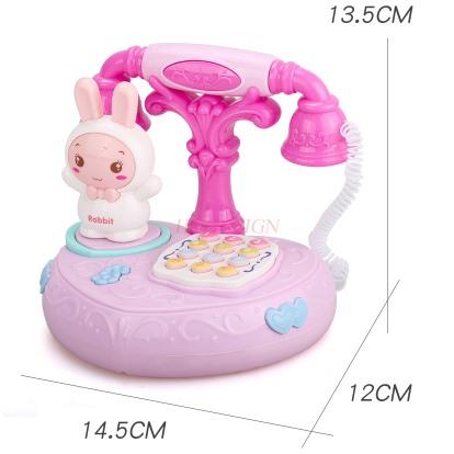 Baby And Children'S Toy Simulation Telephone Landline Boy Music Intelligence Early Education 0-1 Years Old 6 To 12