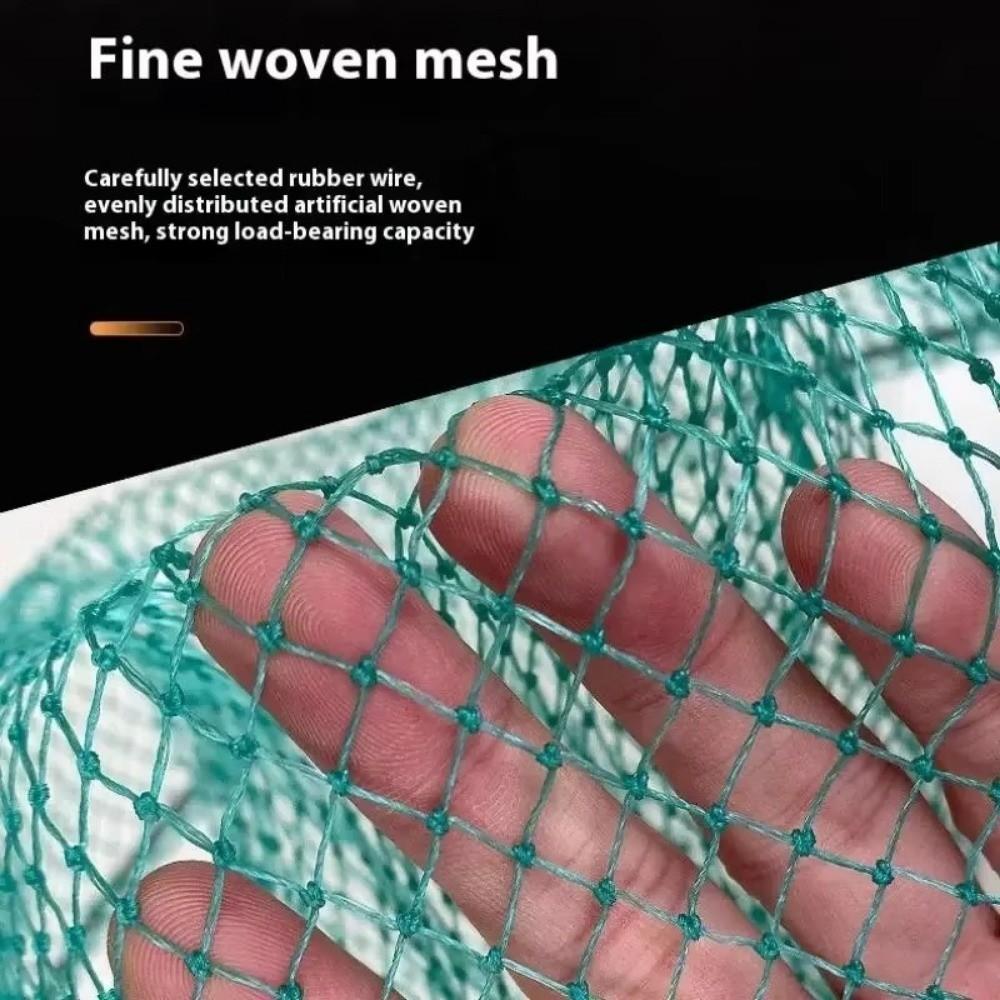 Multi-strand Fishing Landing Net Nylon Mesh Fly Fishing Dip Net For Freshwater Saltwater