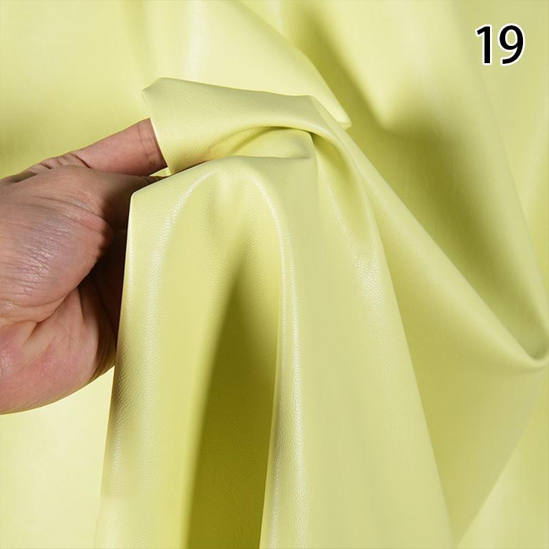 50*140m Matte Faux Leather Fabric Stretch Imitation Sheepskin Soft PU Fabric DIY Sewing Motorcycle Jacket Clothes Material