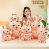 New Couple Rabbit Doll Plush Toys Hug Little Rabbit Pillow Year of Rabbit Mascot Birthday Gift for Women