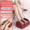Электрический массажер для ног с пультом дистанционного управления, ролик для массажа мышц, рефлексотерапия, горячий компресс, шиацу, разминание, фитнес, йога