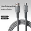 USB-кабель для зарядки Type-C, 100 Вт, быстрая зарядка для устройств Huawei, Apple, Xiaomi, Oppo