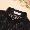 Beauty Ladies Vintage Shirt Sweater Clothes Faux Blouse Collars Removable Clothing Accessories Lace Top Detachable Collar Black