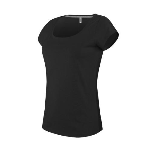 Kariban Womens/Ladies Boat Neck Short Sleeve T-Shirt