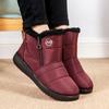 2024 Водонепроницаемые зимние ботинки для женщин, зимние, сохраняющие тепло, короткие, плюшевые, женские, большого размера, нескользящие, с хлопковой подкладкой, обувь 44