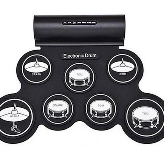 IWord Портативная электронная барабанная установка Bluetooth для детей - Инструмент для начинающих с ручным управлением