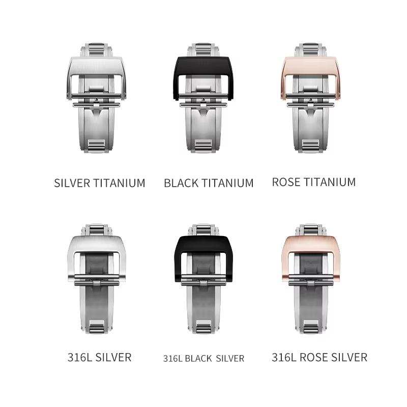 Стальная головка FKM Резиновый ремешок для часов Richard Miller RM055 RM030 RM35-01 RM35-02 RM35-03 Мягкий фторкаучуковый ремешок Аксессуары