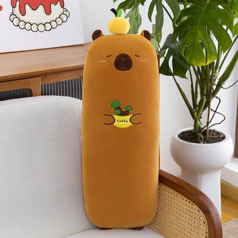 With Capybara French Fries Hamburgers Tree Plush Toy Stuffed Animal Doll Gift