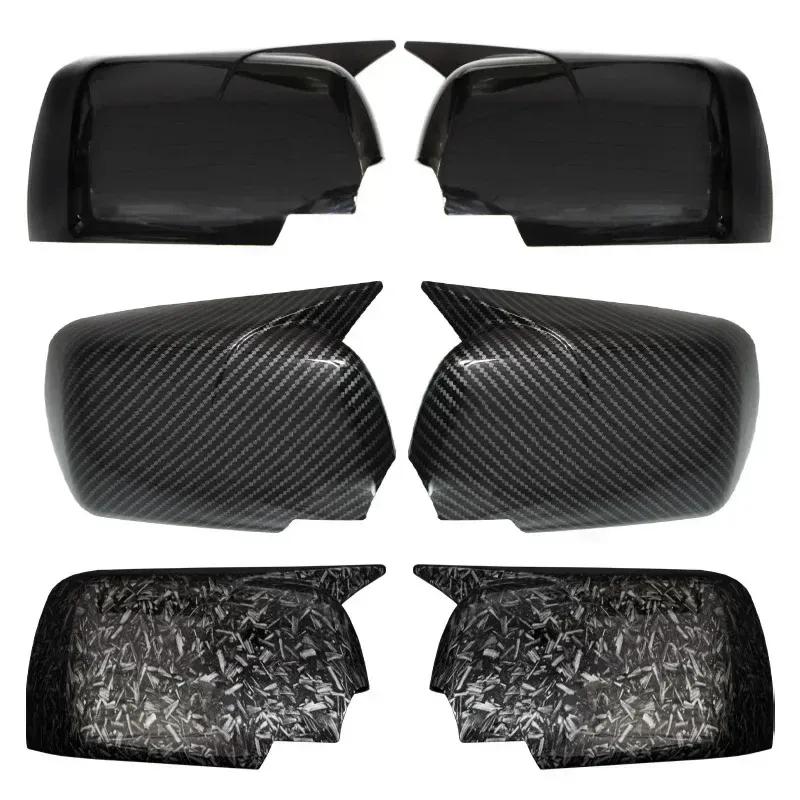 Fit for BMW X5 E53 1999 2000 2001 2002 2003 2004 2005 2006 Glossy Black Rear View Mirror Cap Cover Left Right Side
