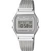 CASIO Цифровые часы Серия Vintage A158WEM-7 Сетчатый металлический ремешок Унисекс Серебристый Зарубежная модель...