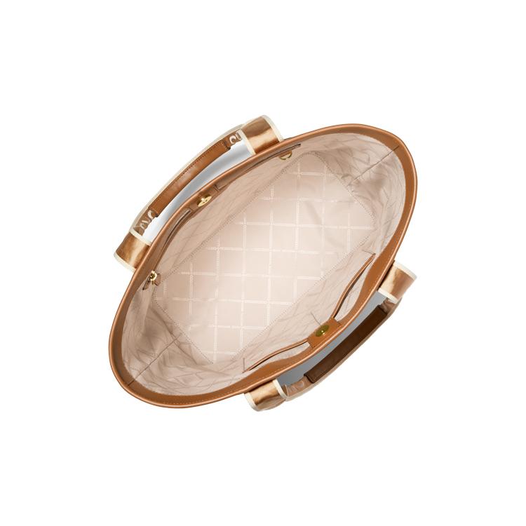 New MICHAEL KORS Maeve Cotton Tote Bag, Shopping Bag, Shoulder Bag Large Women's 30T2G5VT3B-149