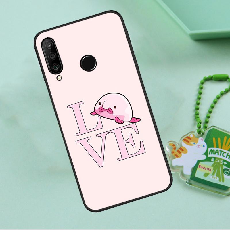 Милый рыбо-капля Для Huawei Nova 12i 12s 7i 8i 11i 9 10 SE Y90 Y60 Y70 Y72 Y61 Y91 P30 P40 Lite P60 Pro Чехол
